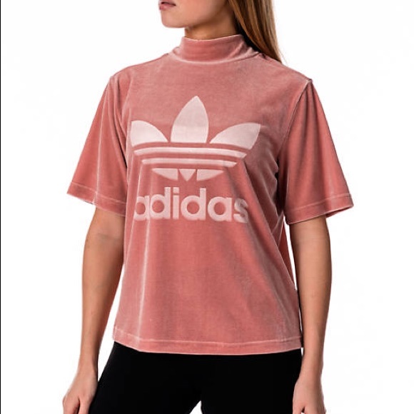adidas velvet top womens